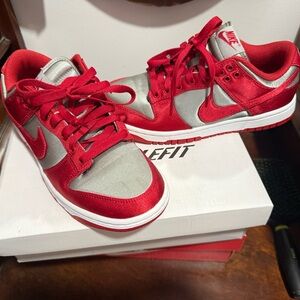 Nike Dynamic Red and Gray Footwear